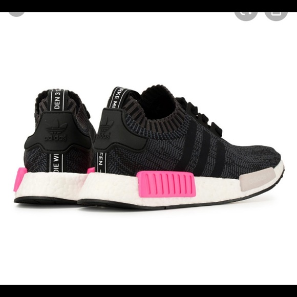 pink and black nmds
